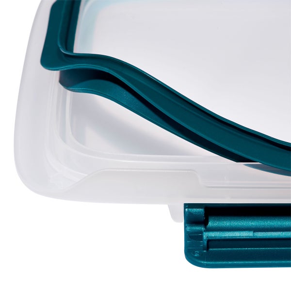OXO Good Grips Contenitore Per Alimenti Da 970 Ml Con 3 Scomparti - Ermetico Per Pasti E Preparazioni - 4