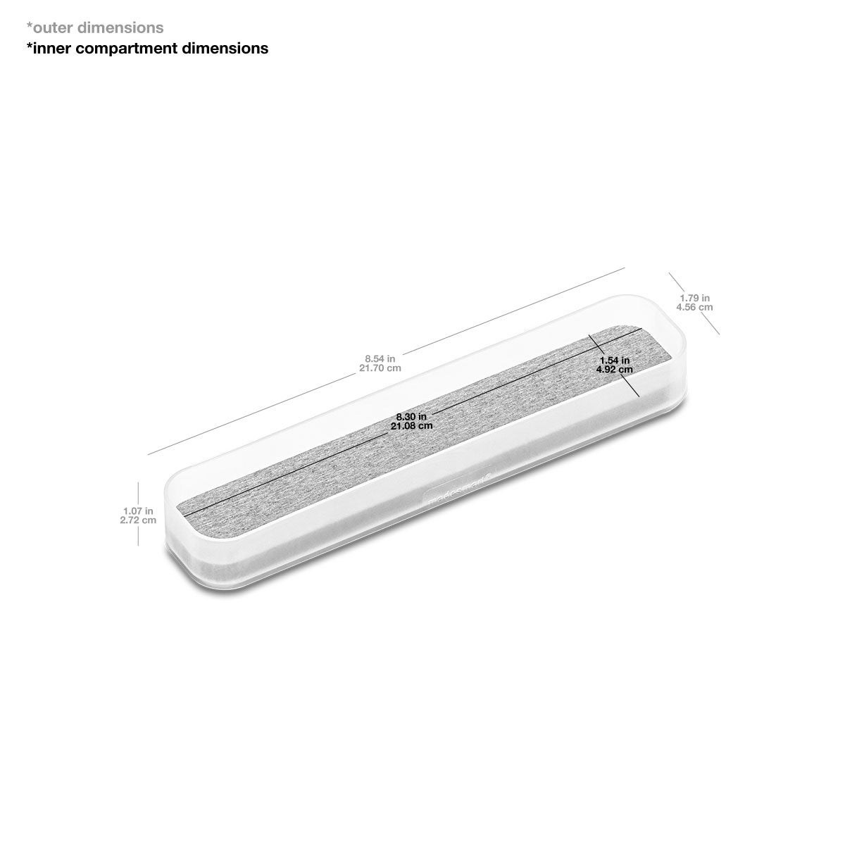 madesmart Frost Drying Stone Toothbrush Holder The Container Store