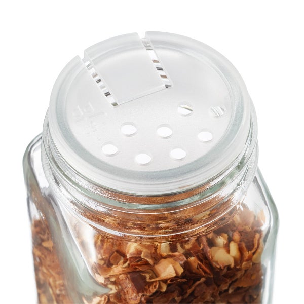 The Container Store 3 oz. Spice Jar w/ Aluminum Lid Square, 1-1/2 x 1-1/2 x 4-1/8 H