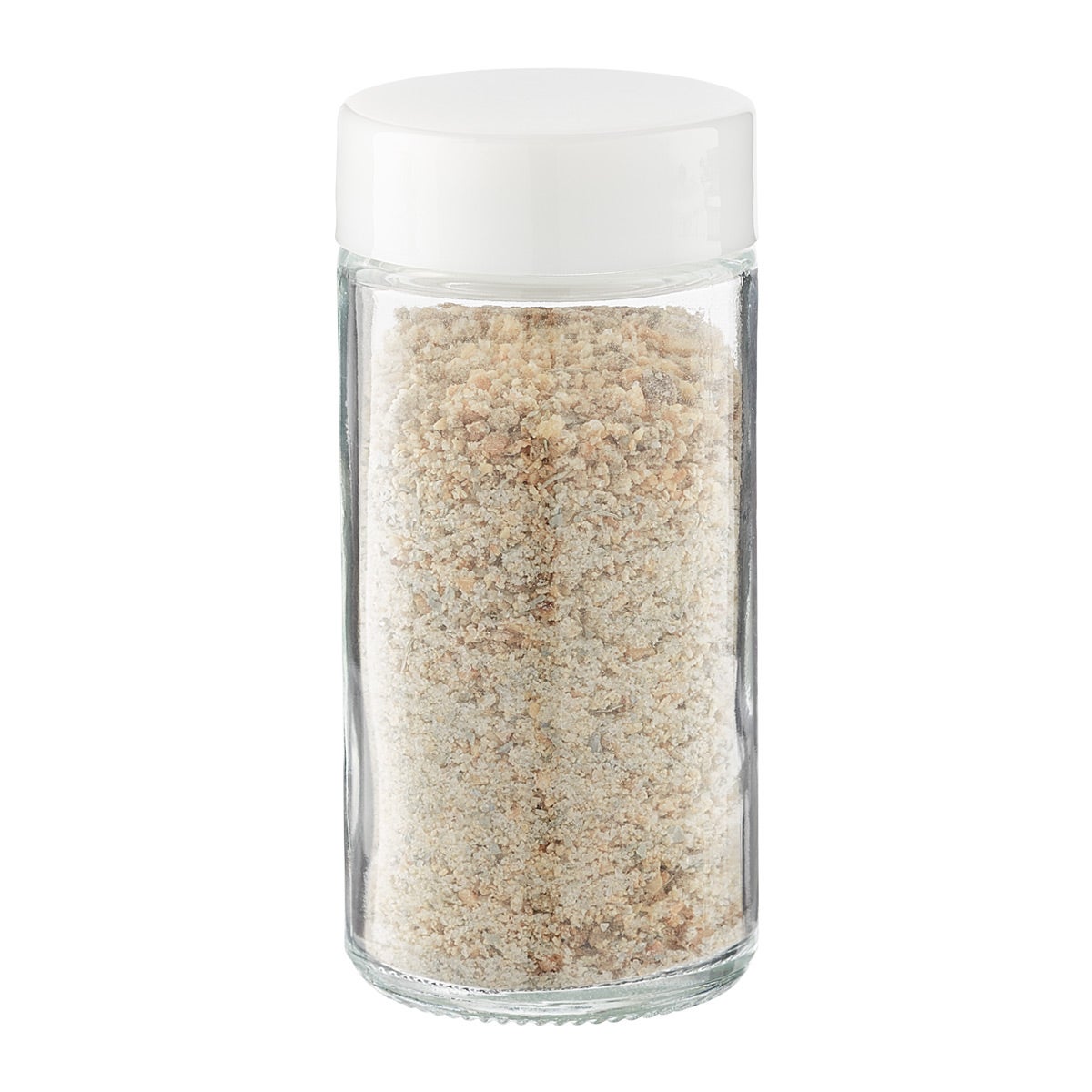 3 oz. Round Spice Bottle with White Lid