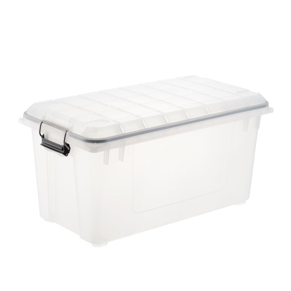 Plastic Shopping Stackable Crates 60 Gallon Storage Container