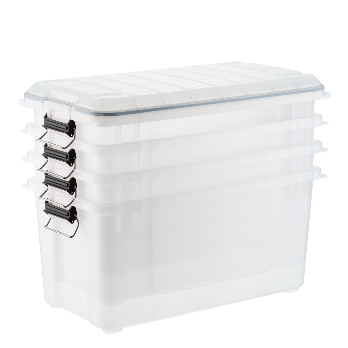 Case of 4 Our Large Stack Baskets White, 20 x 15-1/2 x 10 H | The Container Store