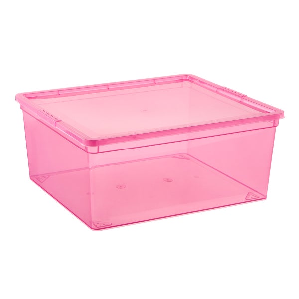 Large Our Tidy Box - Fuchsia - 13-1/4 x 15-3/4 x 6-5/8 H - Each