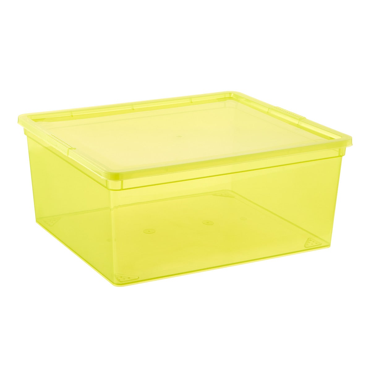 cheap transparent colored plastic storage box