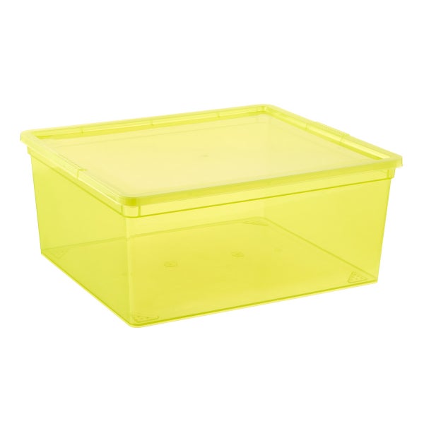 Tidy & Co. Set of 4 Stackable Clear Storage Bins 