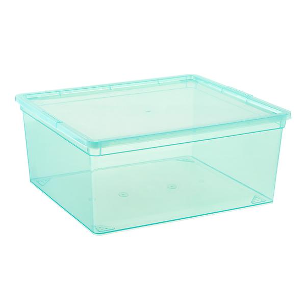 Tidy & Co. Set of 4 Stackable Clear Storage Bins 