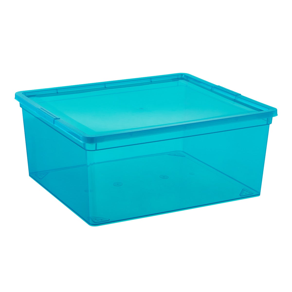 Tidy & Co. Set of 4 Stackable Clear Storage Bins 