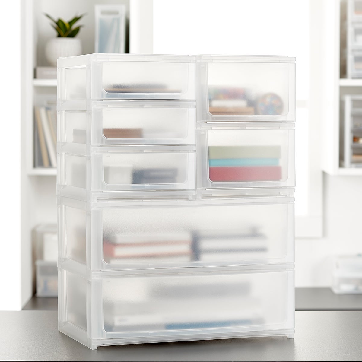 Shimo Stacking Organizers with Drawers