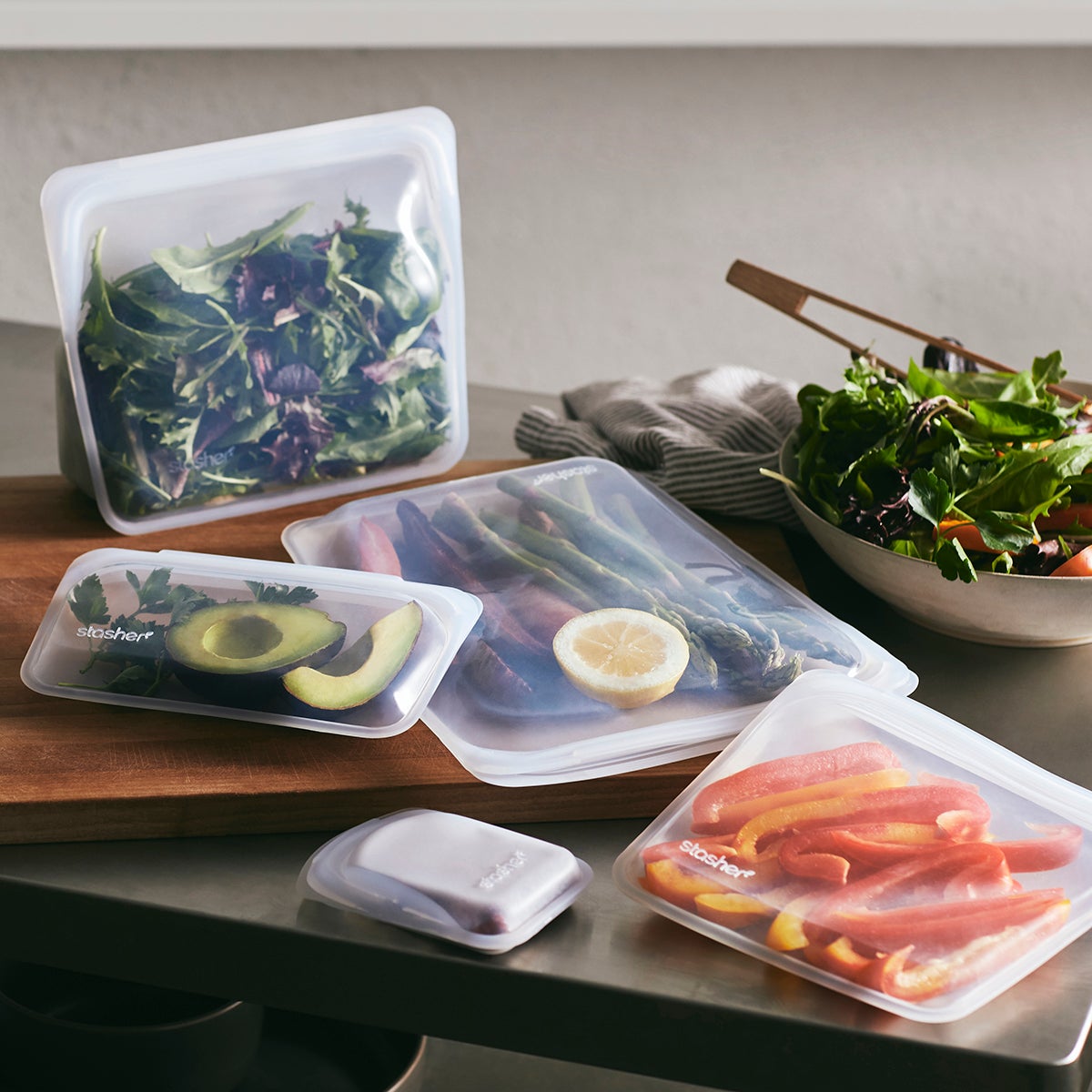 Stasher® Reusable Silicone Storage Bag - Clear, 0.5 gal - Kroger