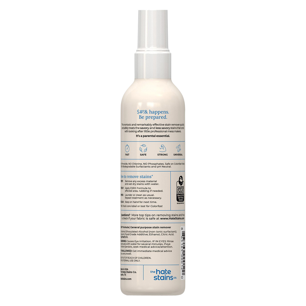 The Hate Stains Co. Miss Mouth's Laundry Stain Remover - Spray And