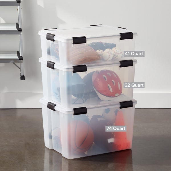 45 qt. Clear Tote  The Container Store