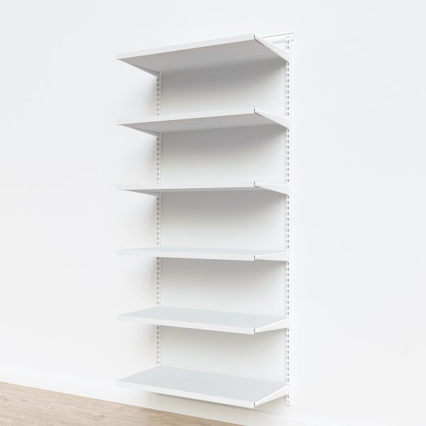 Elfa Decor 3' Basic Shelving Units for Anywhere