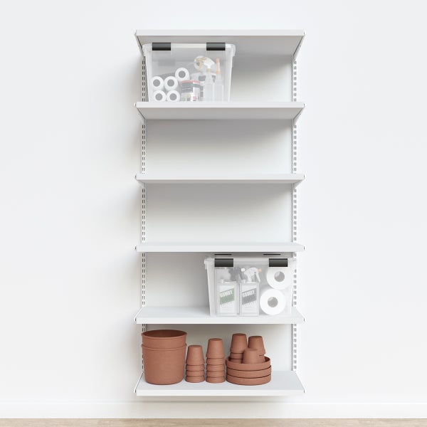 Elfa Decor 3' Basic Shelving Units for Anywhere