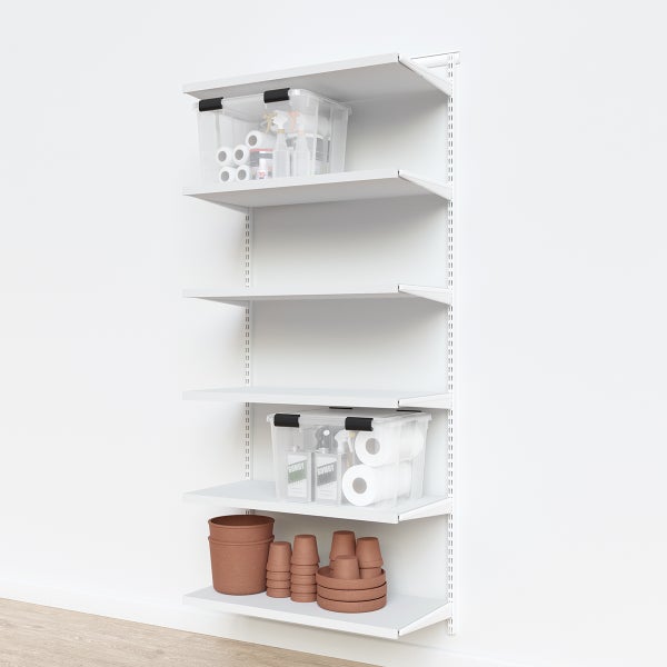 Elfa Decor 3' Basic Shelving Units for Anywhere