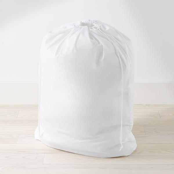 White Poly-Cotton Laundry Bag