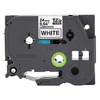 brother 1" Labeling Tape Black on White