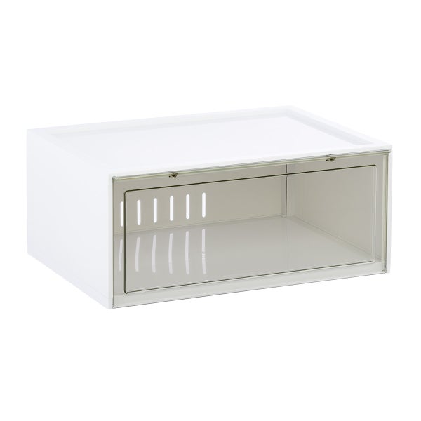 Side Profile Drop-Front Shoe Box