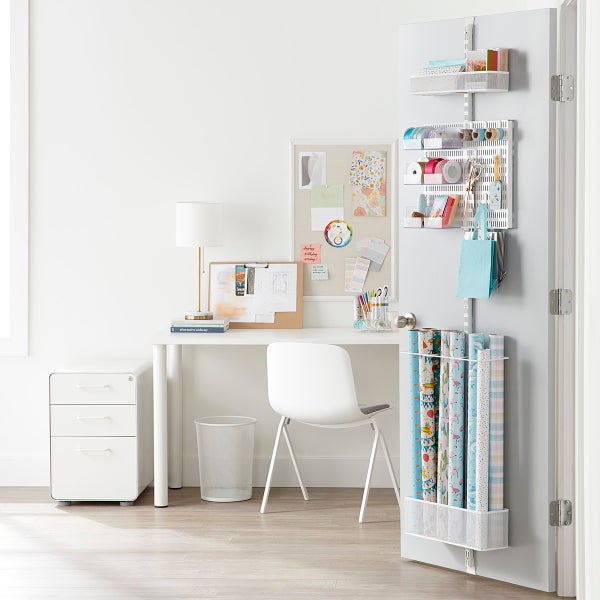 Elfa Classic Mesh Gift Wrap Door & Wall Rack