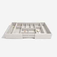 Stackers Large Expandable Jewelry Tray Grey