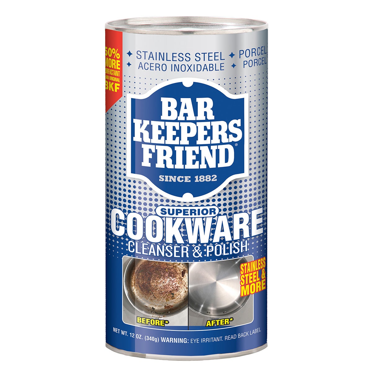 thumbnail image 2 of Bar Keepers Friend 21 Oz. All-Purpose Cleaner & Polish – 4-Pack, Powder 2 of 2