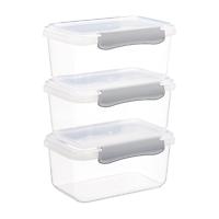 The Container Store 1 qt. Plastic Food Container Set of 3