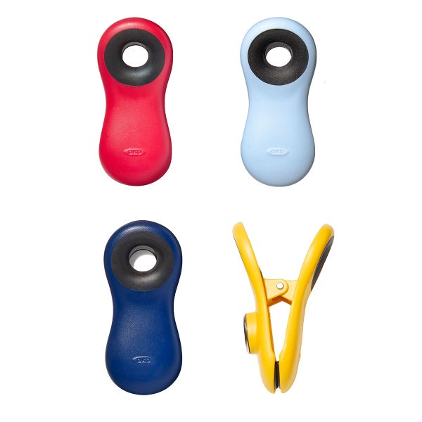 Business Source Magnetic Grip Clips - Heavy Duty Office Magnets For Steel Surfaces