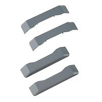 Gladiator GearTrack Channel End Caps Charcoal Set of 4