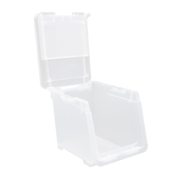  ASTAGE  Rolling Storage Tub, Storage Tote, Plastic