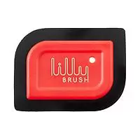 Lilly Brush Mini Pet Hair Detailer Red/Black