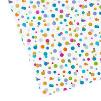 Caspari Confetti Brights Tissue Multicolor Pkg/4