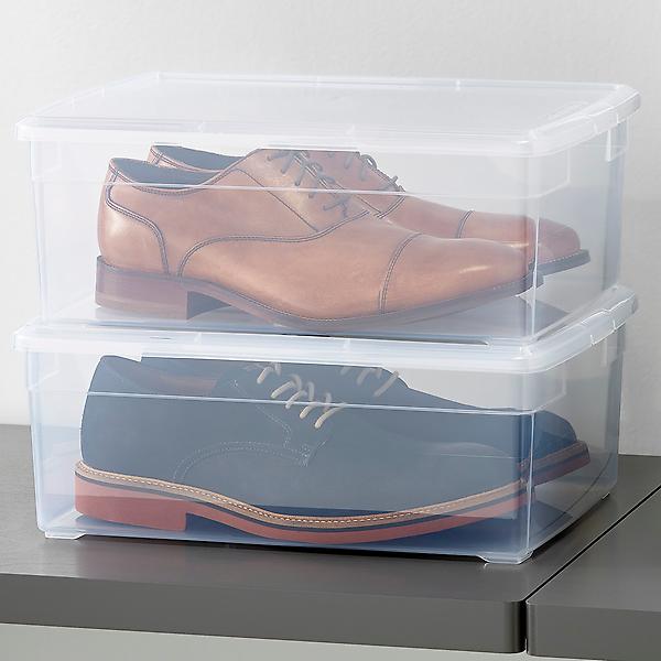 The Container Store Our Long Underbed Box - 35-5/8 x 18-1/4 x 6-1/4 Height - Each