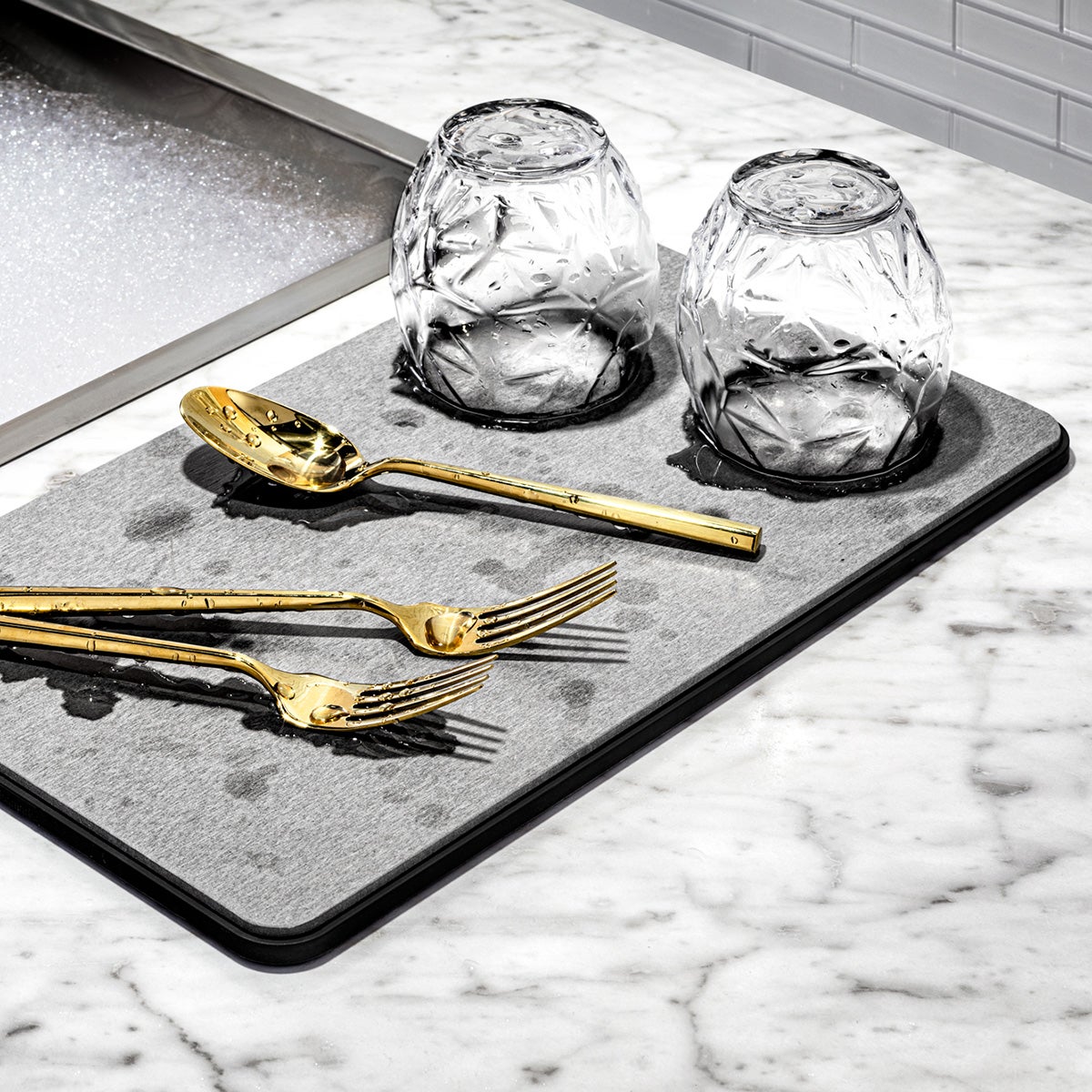 madesmart Stone Dish Drying Mat