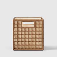 Marie Kondo Shoji Handled Cube w/ Liner Kocha Brown