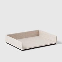 Marie Kondo Harmony Landscape Stacking Letter Tray Natural Linen