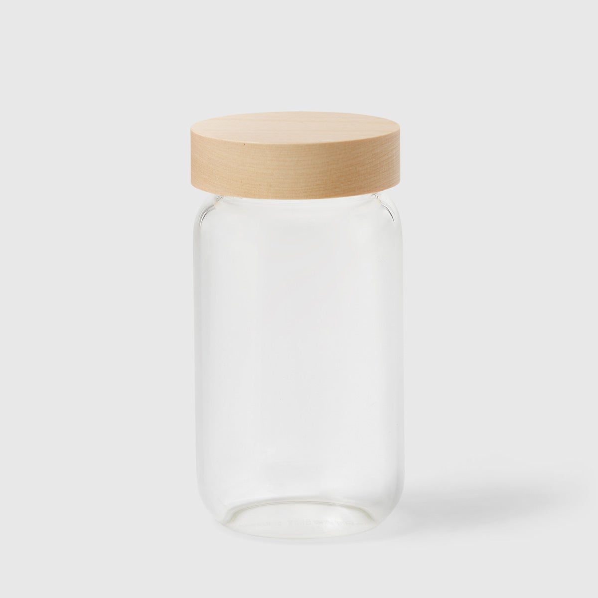 Glass Spice Jar with Bamboo/Birch Lid