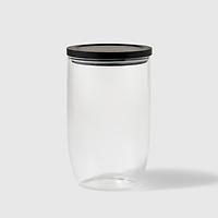 Marie Kondo Large Modular Glass Canister w/ Lid Ink Black