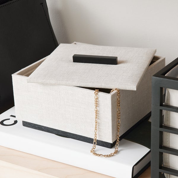 Marie Kondo Linen Harmony Jewelry Bento Box