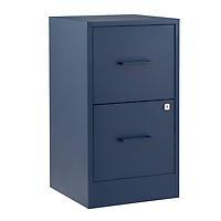 The Container Store 2-Drawer Locking Filing Cabinet Navy