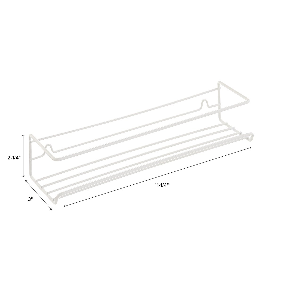 White single wire spice rack deals