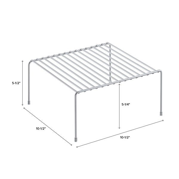 Chrome Dinner Plate Shelf