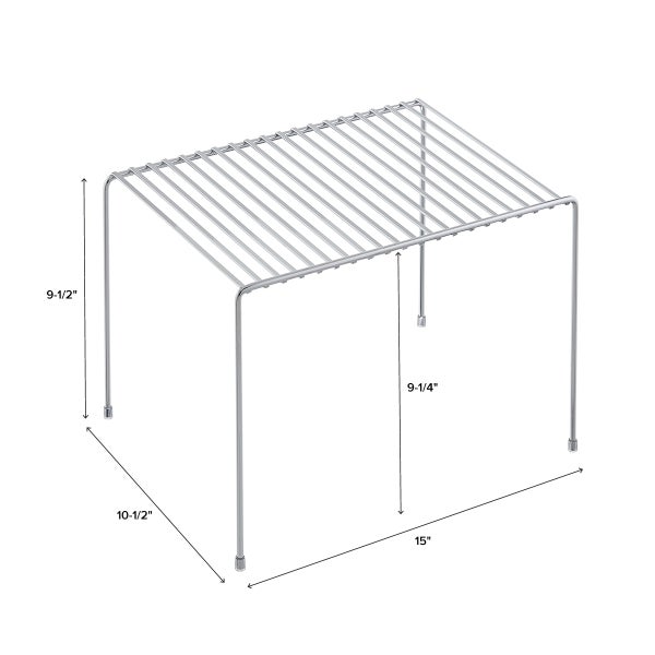 Tall Chrome Cupboard Shelf