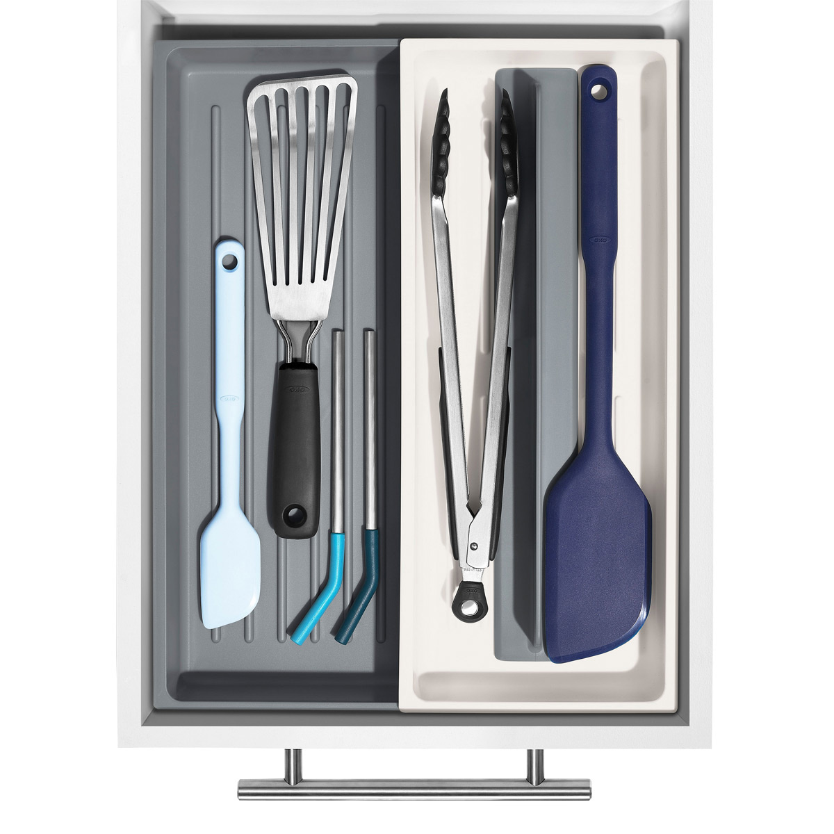  OXO Good Grips Drawer, Expandable Kitchen Tool Organizer,  White: Home & Kitchen