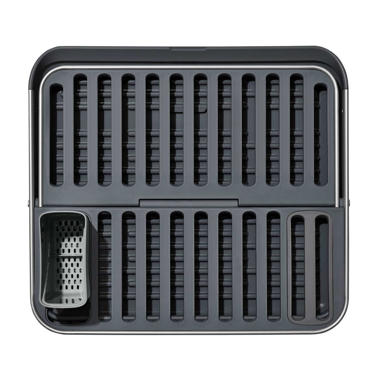 OXO Aluminum Fold Flat Dish Rack - Thumbnail 4