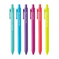 Unleash The Fury Pen Multi-Color Set of 6