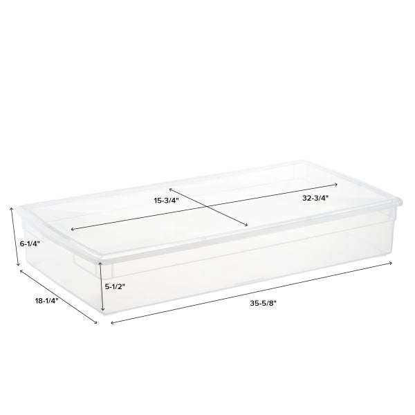 Our Clear Storage Boxes The Container Store