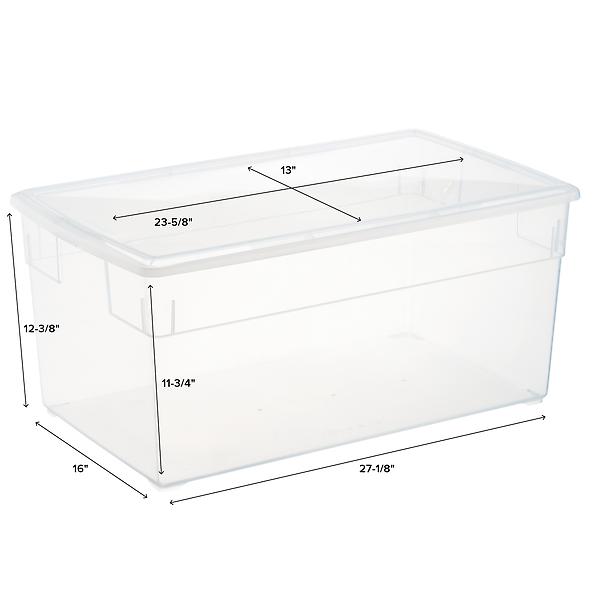 Our Clear Storage Boxes