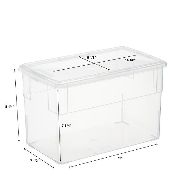 Our Clear Storage Boxes