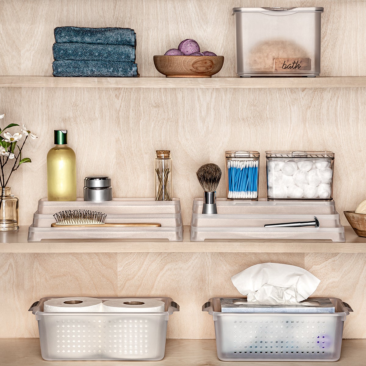 madesmart Frost 3-Tier Shelf Organizer