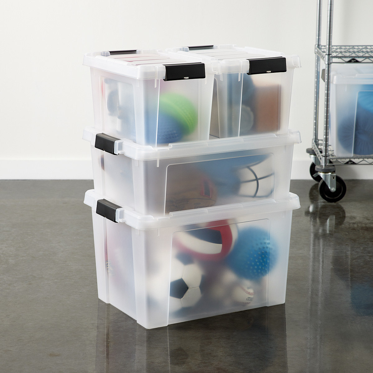 LTG On-The-Go DOUBLE STACK Storage Containers - Pack of 5 – Loaded
