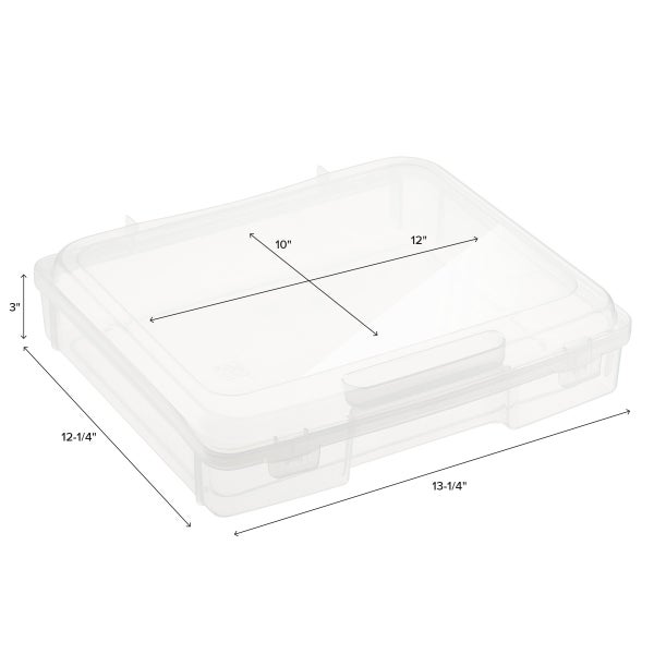 IRIS Project Case Clear Storage Boxes 6/Carton (SBC-350E) 150791